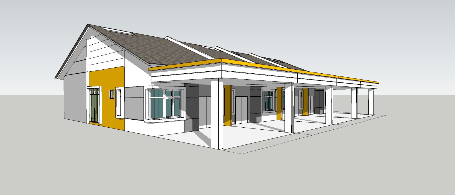 Taman Desa Puteri - Type A (Perspective View)
